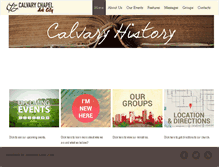 Tablet Screenshot of calvarychapelarkcity.org